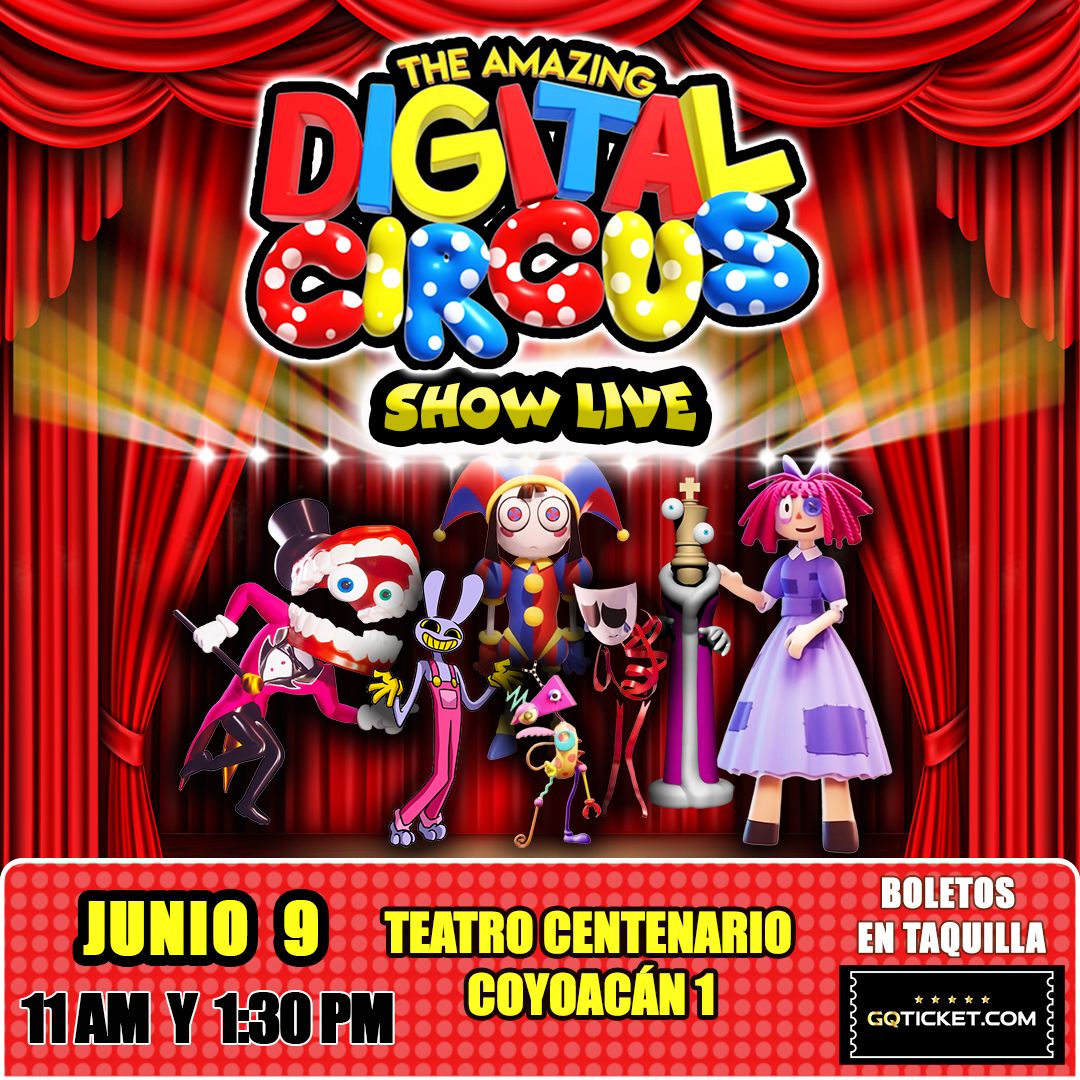 COMPRAR BOLETOS DE THE AMAZING DIGITAL CIRCUS
